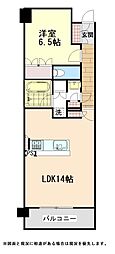 プレサンスレジェンド琵琶湖 1LDKの間取図画像