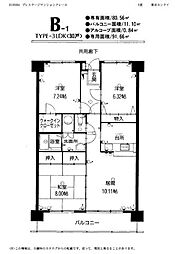 間取図画像 3LDK
