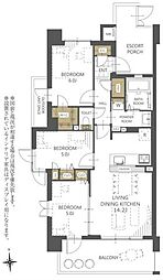 間取図画像 3LDK