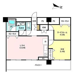 ハイストンハイツ 2LDKの間取図画像