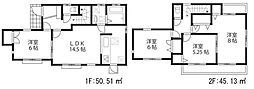 東京都足立区舎人2丁目　中古戸建 4LDKの間取り