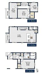 川口市南鳩ヶ谷4丁目 新築戸建 2号棟