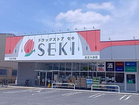 ドラッグストアセキ足立入谷店 850m
