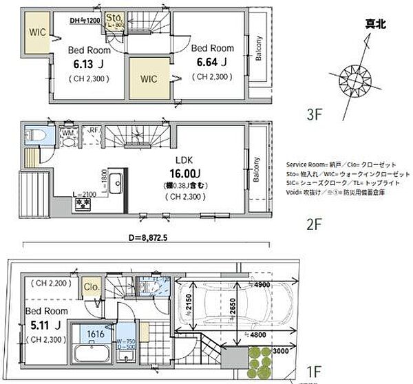 間取りを拡大表示