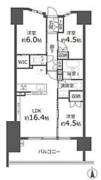 エステムコート川口並木サウスガーデン 3LDKの間取図画像