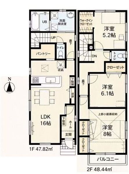 間取りを拡大表示