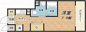 グランルージュ中之島南  ｜ 大阪府大阪市西区江戸堀1丁目（賃貸マンション1K・9階・24.74㎡） その2