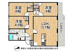 間取図画像 3LDK