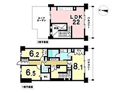 ザ・サザンクロス 3LDKの間取図画像