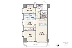 間取図画像 3LDK