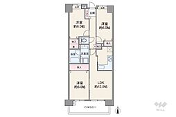 間取図画像 3LDK