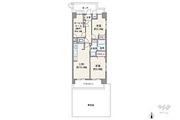 レーベンハイム中板橋2 2SLDKの間取図画像