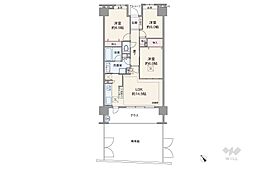 間取図画像 3LDK