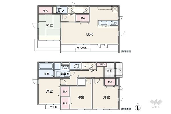 間取り 川口市東本郷2丁目 一戸建て