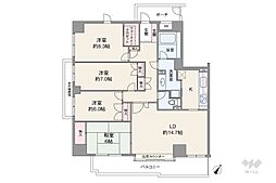 ライネスハイム志村 4LDKの間取図画像