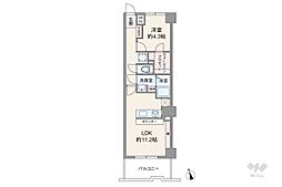 ワコーレ板橋No.2 1LDKの間取図画像