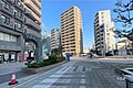 敷地北側の前面...