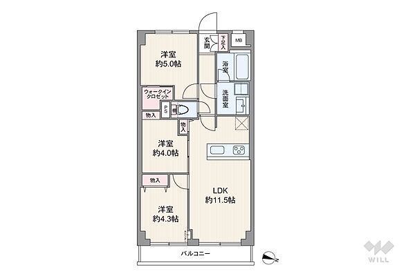 間取りを拡大表示