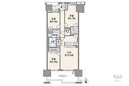 常盤台ガーデンソサエティ 3LDKの間取図画像