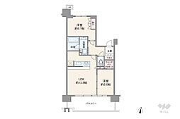 ヴェレーナグラン赤羽北ザ・マークス 2LDKの間取図画像