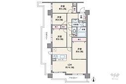 パーク・エステート上板橋 4LDKの間取図画像