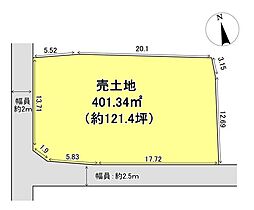 売土地 員弁郡東員町大字北大社