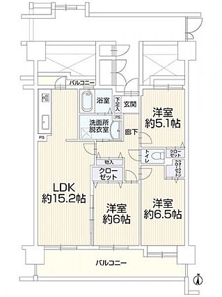 間取図です。