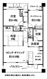 間取図画像 2SLDK