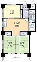 メゾンベール 0305 ｜ 茨城県笠間市鯉淵（賃貸マンション3LDK・3階・63.11㎡） その2