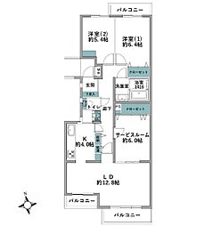 いずみプラザ保土ヶ谷弐号館 3LDKの間取り