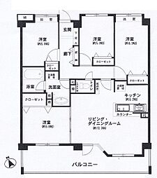 アーバンフォレスト柿生 4LDKの間取図画像