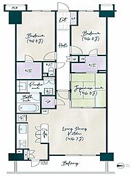 間取図画像 3LDK