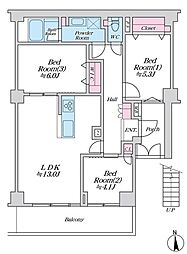 間取図画像 3LDK