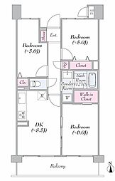 間取図画像 3LDK