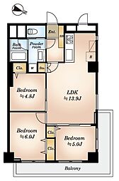 間取図画像 3LDK