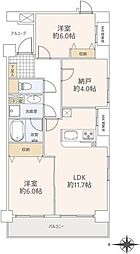 間取図画像 2SLDK