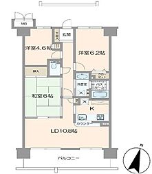 モア・ステージ大和ライラックの街 3LDKの間取図画像