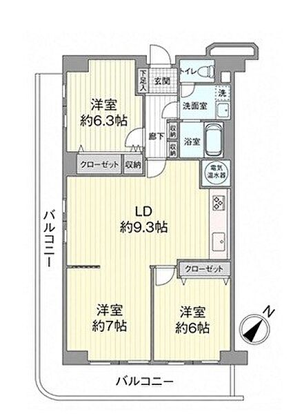 間取りを拡大表示