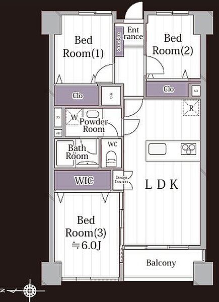 間取りを拡大表示