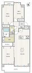 ヴィルヌーブ保土ヶ谷3 3LDKの間取図画像