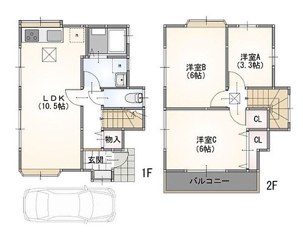 間取りを拡大表示