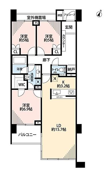 間取りを拡大表示