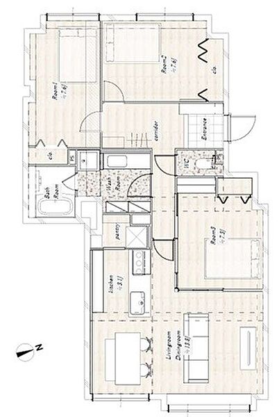 間取りを拡大表示