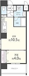 スペランツァ十三東 1LDKの間取図画像