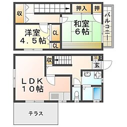 エントピア2 2LDKの間取図画像