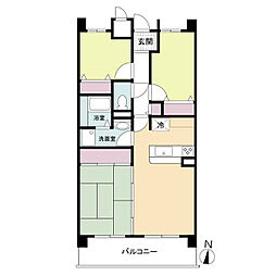 ウエストコート11番街 3LDKの間取図画像