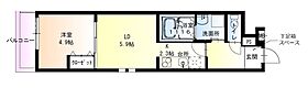 フジパレス香櫨園ノース 305 ｜ 兵庫県西宮市川西町7-28（賃貸アパート1LDK・3階・33.60㎡） その2