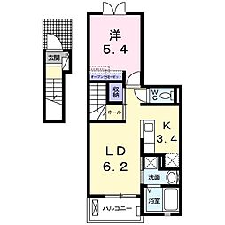 グランフローラ 1LDKの間取図画像