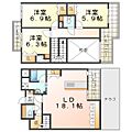 デセンテ甲子園口3階15.6万円