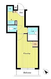 プレール御茶ノ水弐番館 1Kの間取図画像